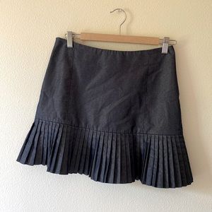 Mini Ruffled Denim Skirt Banana Republic